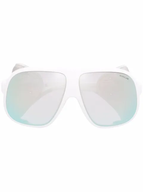 Moncler Eyewear mask-frame sunglasses White ML0206