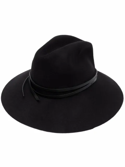 Golden Goose wide-brim fedora hat Black GUP01079P000666