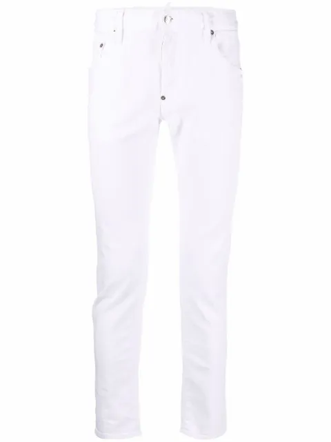 DSQUARED2 Skater straight jeans White S74LB1137S30733