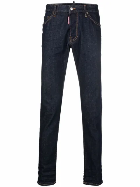 DSQUARED2 Icon-logo straight-leg jeans Blue S79LA0054S30595