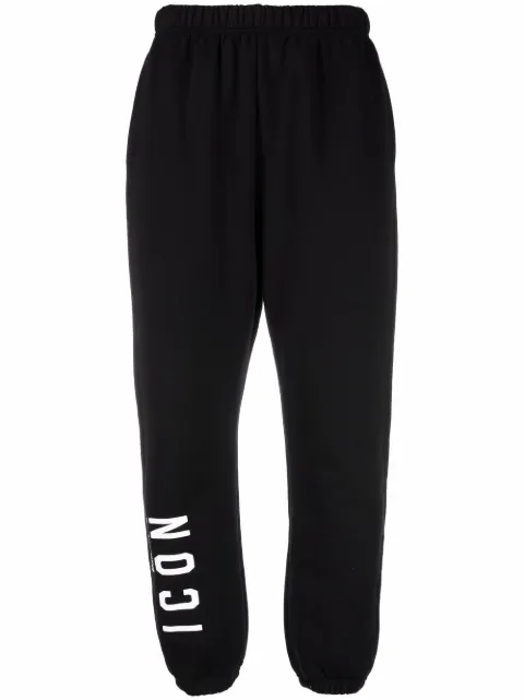 DSQUARED2 logo-print track pants Black S80KA0024S25516