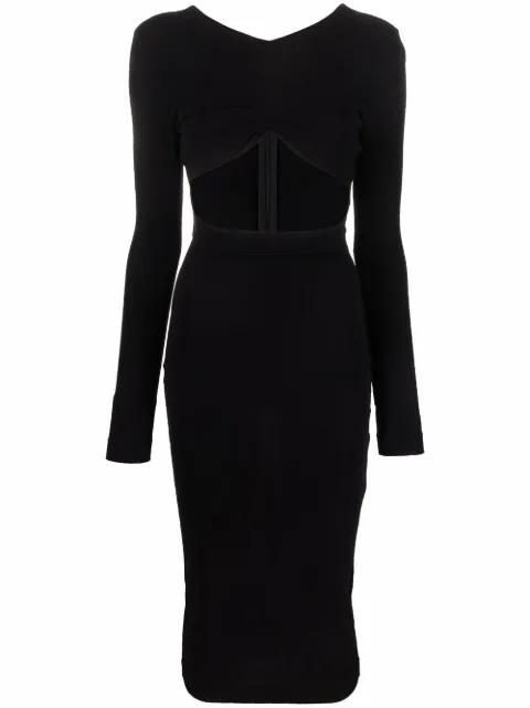 DSQUARED2 cut-out detail dress Black S75CV0572S22679