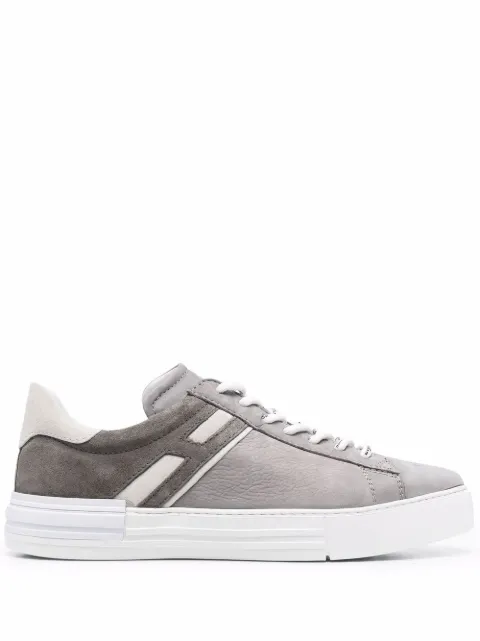 Hogan panelled low-top sneakers Grey HXM5260CW00C7L648P