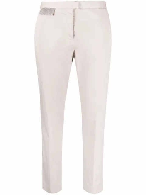 Fabiana Filippi tapered tailored trousers Neutrals PADP02W3650000X800