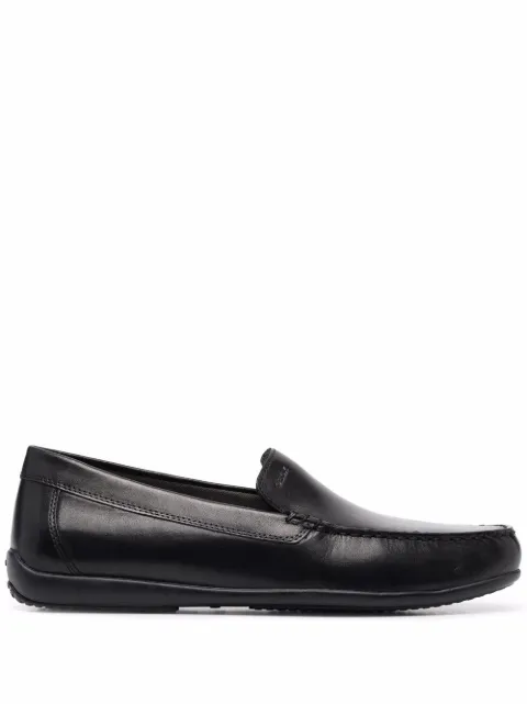 Geox Ascanio leather moccasins Black U020WA00043