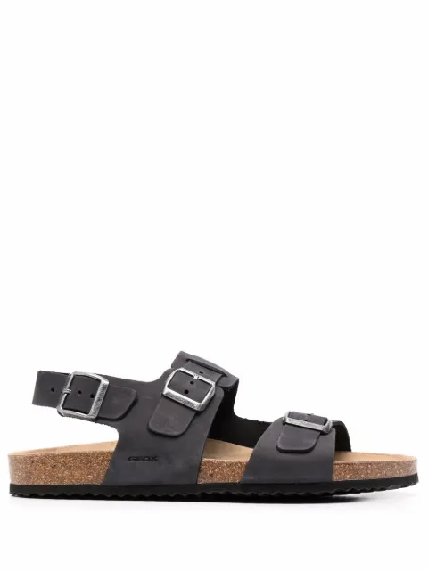 Geox Ghita leather sandals Black U159VA00032