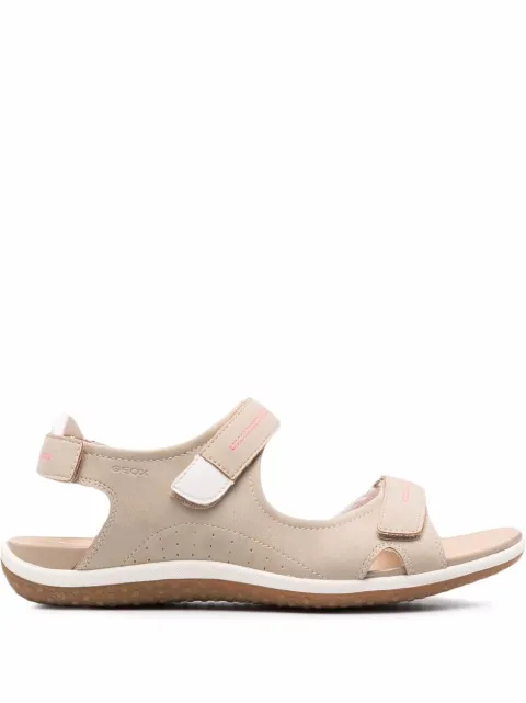 Geox touch-strap open-toe sandals Neutrals D52R6A000EK