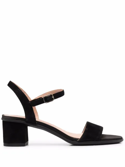 Geox Aurely 50 suede sandals Black D25RXB00021