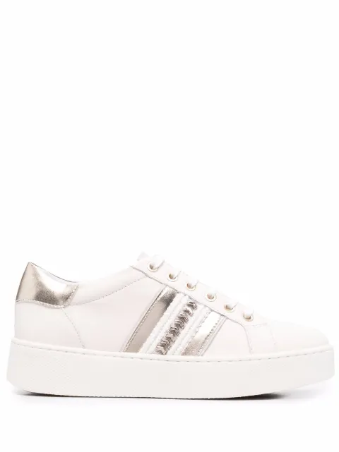 Geox Skyely leather sneakers Neutrals D25QXE085BN