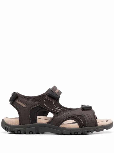Geox Strada double-strap sandals Brown U8224D050AU