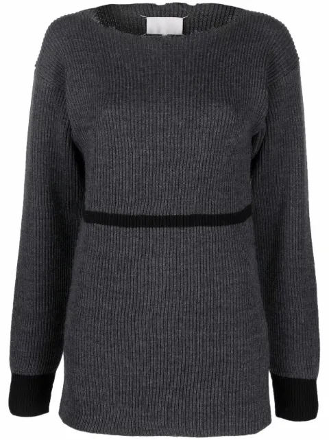 Maison Margiela ribbed-knit jumper Grey S31HA0832S17903