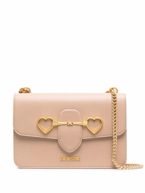 Love Moschino Soft Heart Bit shoulder bag Neutrals JC4075PP1ELC0