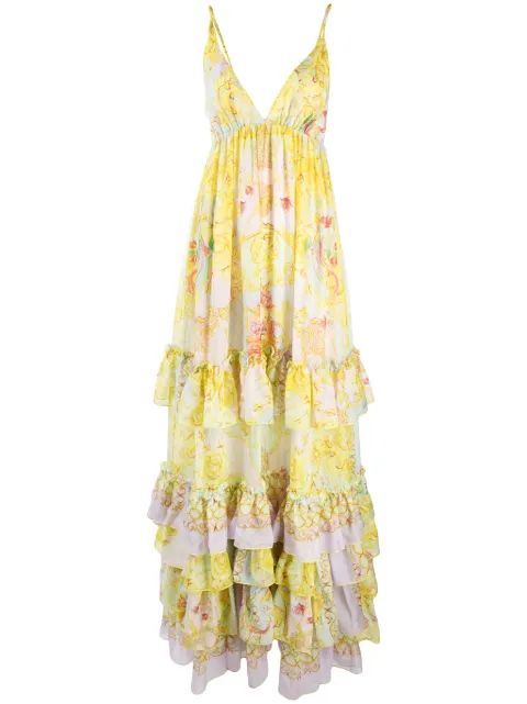 Philipp Plein New Baroque maxi-dress Yellow PABCWRG2262PTE003N