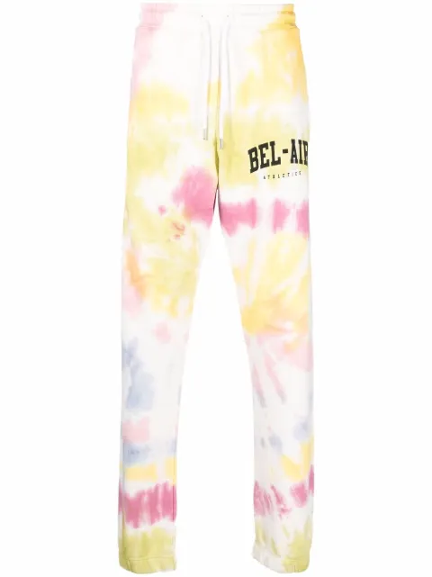 BEL-AIR ATHLETICS tie dye-print track pants White 32BELP03226202