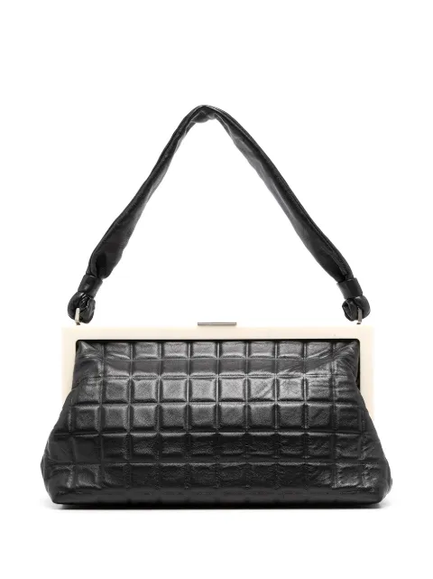CHANEL Pre-Owned 2001 Choco Bar shoulder bag Black 7430765