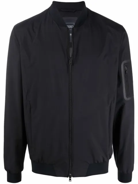 Herno zip-pocket bomber jacket Black GI00091UL11106