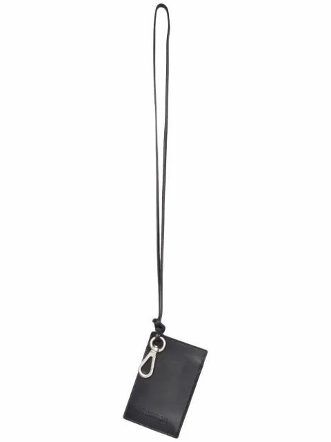 Jacquemus Frescu neck-strap wallet Black 225SL0283036