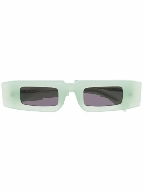 Kuboraum rectangular-frame sunglasses Green KRS0X5JADE00002Y