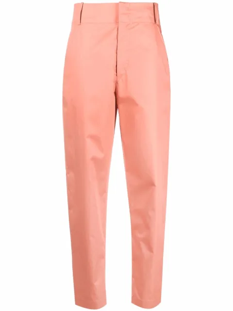ISABEL MARANT Nestoe cotton trousers Orange PA213722E018I