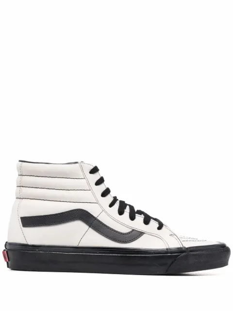 Vans Sk8-Hi suede panelled sneakers White VN0A38GF