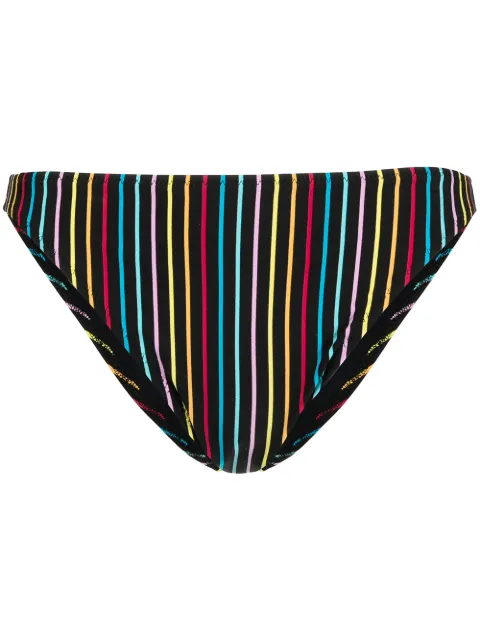 Solid & Striped The Elsa pinstripe bikini bottoms Black RE22089RPB