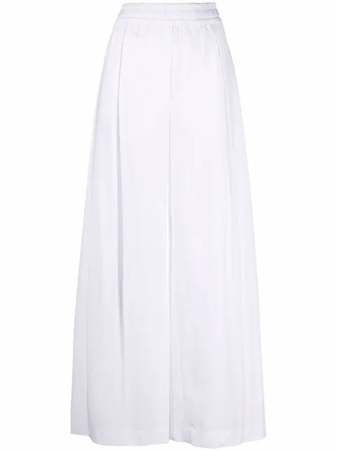 ASPESI wide-leg flared trousers White 0105D307