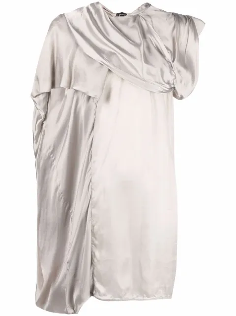Rick Owens cornetto satin-finish tunic Neutrals RP02B6141O