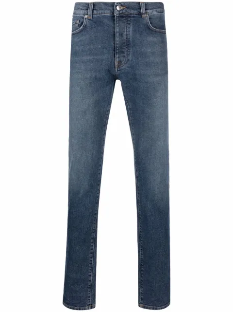 Iceberg embroidered logo skinny jeans Blue 28016003