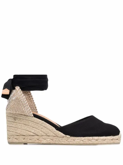 Castañer 70mm Carina espadrilles Black 020964