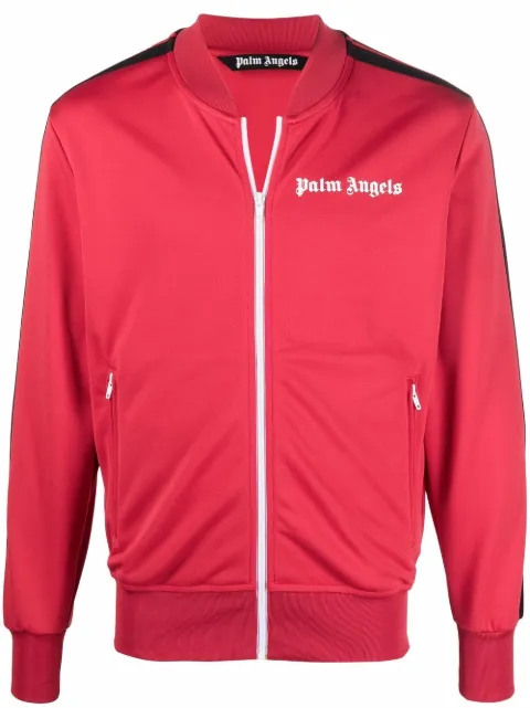 Palm Angels side-stripe track jacket Red PMBD035T22FAB0012510