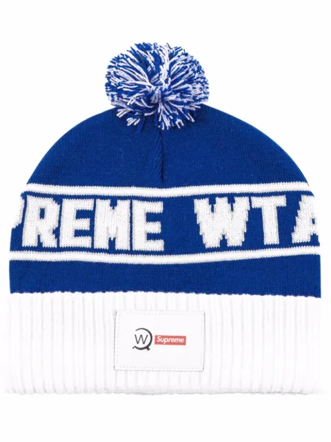 Supreme x WTAPS knitted beanie White SU11199