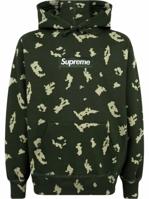 Supreme Box logo hoodie Green SU11227