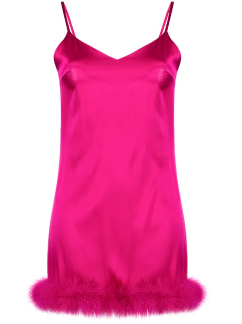 Gilda & Pearl Kitty silk slip dress Pink 2060