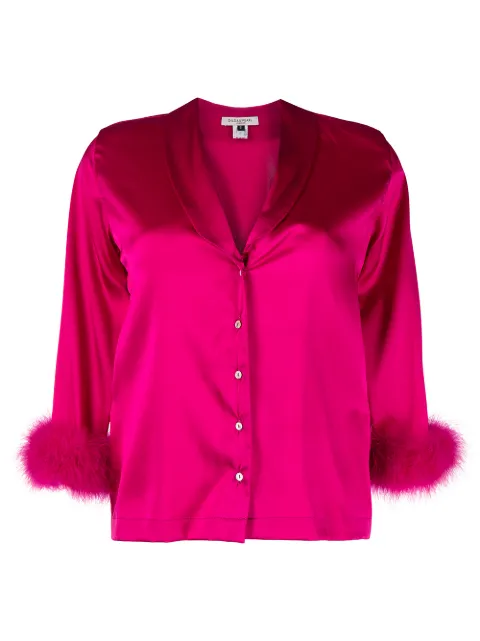 Gilda & Pearl Kitty silk pyjama set Pink 2066
