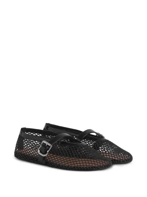 Alaïa ballet flats in fishnet Black AA3A029TK007