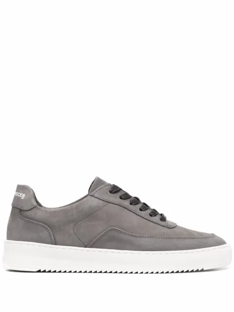 Filling Pieces leather low-top sneakers Grey 39922842002