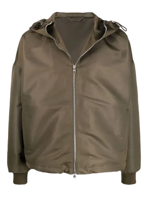 Alexander McQueen Blake hooded jacket Green 687713QSZ7B