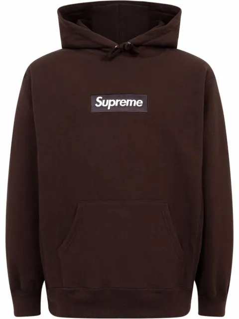 Supreme Box Logo hoodie Brown SU11223