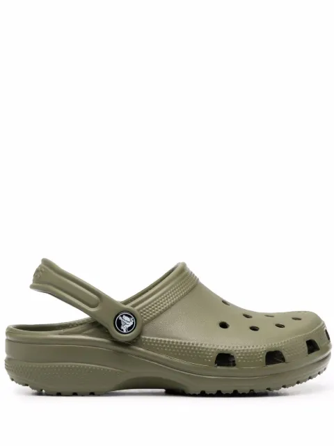 Crocs Classic embossed-logo clogs Green 10001309