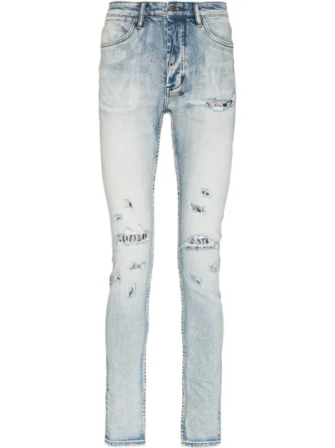Ksubi Van Winkle Fire Patch Punk Blu skinny jeans Neutrals 5000007233