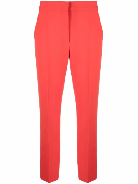 Moschino tailored cropped trousers Red A03280524