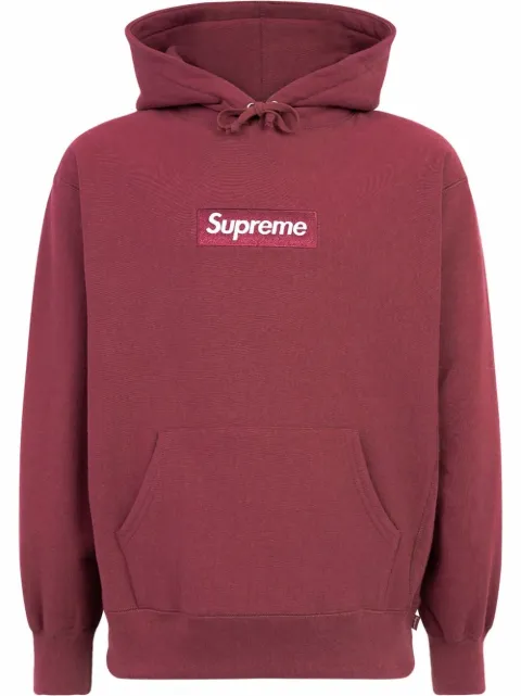Supreme Box Logo Hoodie "Fw 21" sneakers Red SU11226