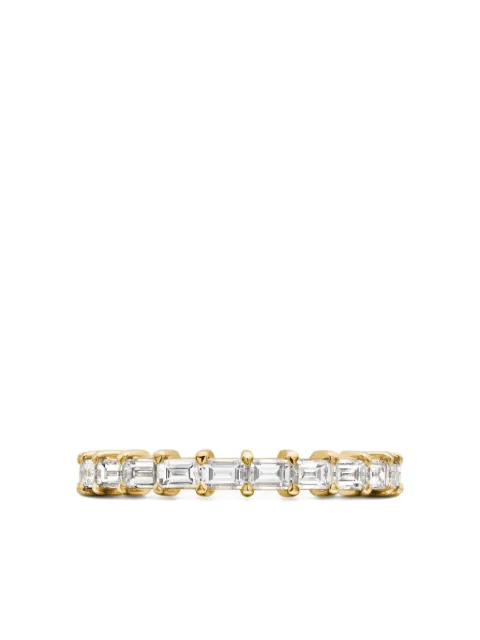 David Yurman 18kt yellow gold DY Eden Partway diamond band ring (2mm) Gold WR312788ADI
