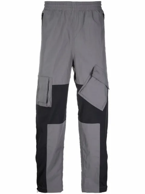 Billionaire Boys Club Panelled-Shell track pants Grey B21410