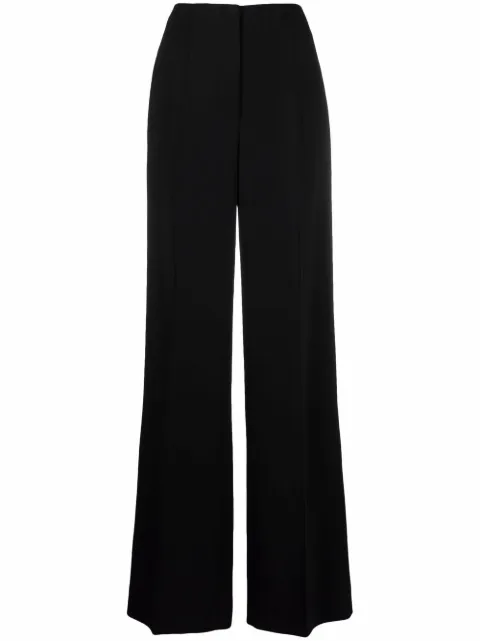 Alberta Ferretti high-waisted straight-leg trousers Black AEF221U03111626