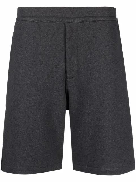 Alexander McQueen stripe-detail track shorts Grey 642668QSX75