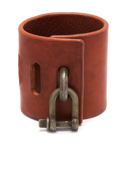 Parts of Four Restraint Charm leather bracelet Brown 19124ALEDZ
