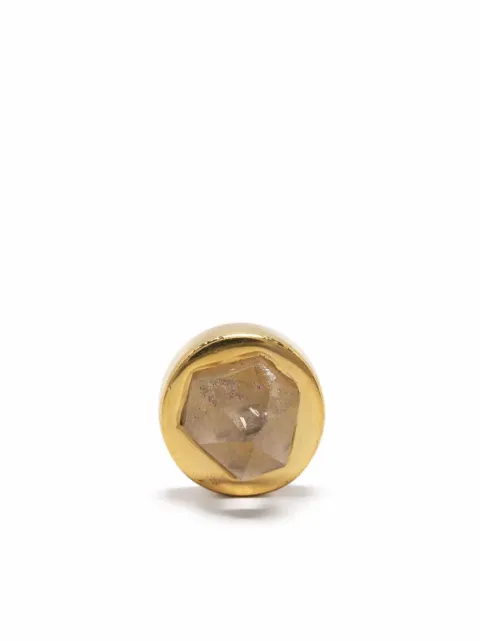 Parts of Four crystal stud earring Gold 12356YGAHER