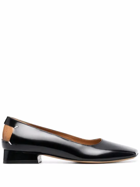 Maison Margiela Décortiqué four-stitch ballerina shoes Black S58WZ0115PS679