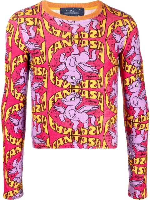 Stella McCartney x Disney Fantasia print top Red 6J00373SNP39
